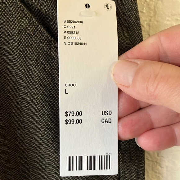 Standard Cloth Cotton Chocolate Herringbone Twill Flared Cargo Pant men XL orXXL - Picture 9 of 15